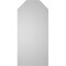 Ekena Millwork Octagonal Top Surface Mount PVC Gable Vent w/ 3-1/2"W x 1"P Standard Frame, 18"W x 38"H GVPOT18X3801SN - alternate 3